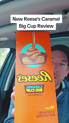 These are really solid Reese's Cups and if you like caramel you'll love them. It's not an overpowering flavor but a great addition to peanut butter cups! #reeses #reesescup #candyreview #snackreview #reesespeanutbuttercups #candytok #newcandy #reeseslover #peanutbuttercups #pbcups