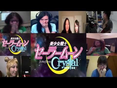 Sailor Moon Crystal Trailer [ Reaction Compilation ]