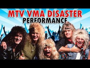 Poison's 1991 MTV VMA Disaster Performance