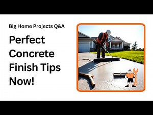 How to Finish Concrete Like a Pro Without Common Mistakes