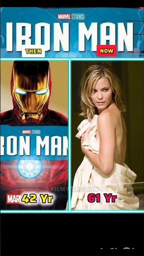 Iron man (2008) movie cast then vs now | iron man 1 movie cast age #ironman #shorts #reels #viral