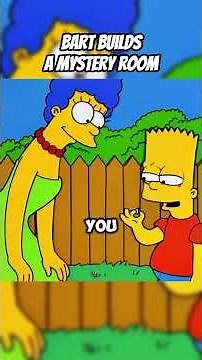 Bart builds a mystery room #Simpsons