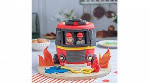 Fiery Fun: Crafting a Firefighter Birthday Cake
