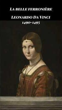 Da Vinci painted this woman in the same court as the Lady with an Ermine. La belle ferronière - D...