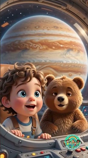 🚀 Boo the Bear Learns Planets | Space Adventure for Kids 🌙🪐