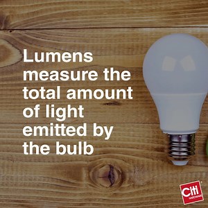 🤔Did you know... What Lumens (lm) label mean in your lights? 💡 📌Lumens (lm) is a measure of the amount of light produced from a lamp, bulb, or light source. The more lumens, the brighter the light; less lumens means it is a dimmer light. Want to know how many lumens you need in each room of the house? >>> Check this out. ✨ Note that the quantity of bulbs or lights that you will use depend on the size of the room. ;) Visit #CitiHardware and shop your bulbs, lighting needs, and other #GreatValu