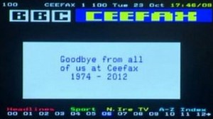 Ceefax service to end after 38 years on BBC