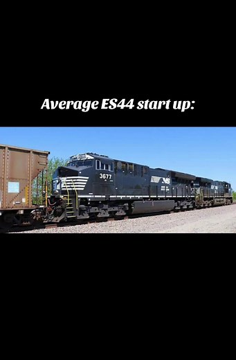#railfansoftiktok #fypシ #foamers #generalelectric #railfanstiktok | es44ac startup