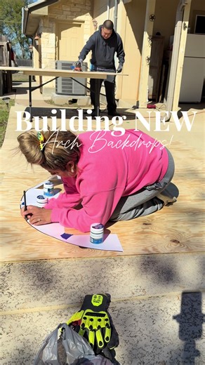 Building New Arch Backdrops for Events