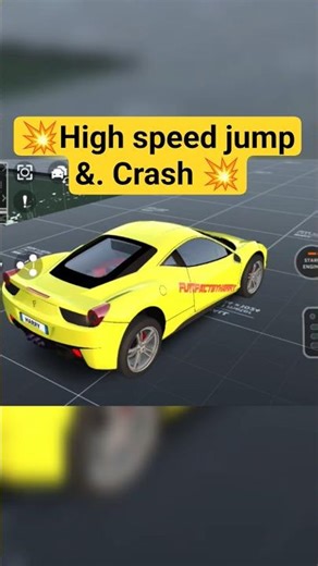 1000 KM/H Jump 😱 INSANE Crash Test 💥 #shorts