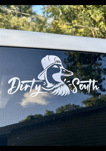 Dirty South Duck Decals for Your Truck
