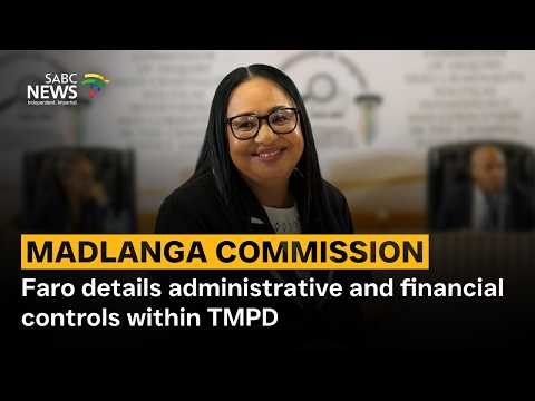 Madlanga Commission | Faro details administrative and financial controls within TMPD