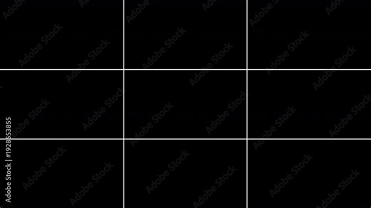 rule of thirds composition grid for cinematography and photography framing denoting points of interest within an image or scene used by filmmakers, photographers and cinematographers to compose shots