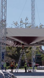 Cupolas are built! 👷‍♀️👷‍♂️🎪 #fsu #fsucircus #circus #tent #bigtop #roustabout #circuseveryday | The FSU Flying High Circus