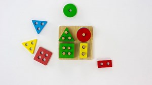 Watch Geometric Shape Stacker Eco-Friendly & Non-Toxic Wooden Toy on Amazon Live