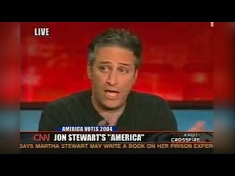 Jon Stewart Takes Down Crossfire on CNN