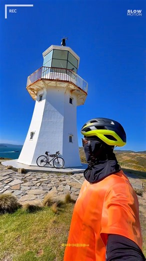Pencarrow Upper Lighthouse #wellingtonnz #wellingtonviews #newzealand #lowerhutt #gravelbike