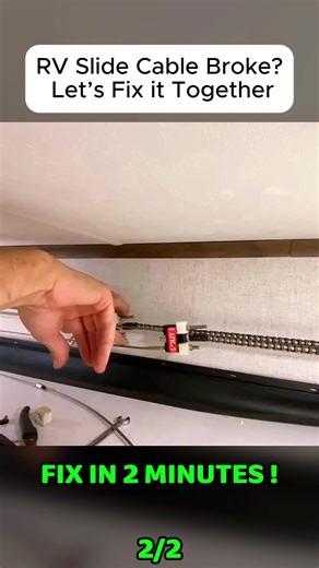Reparar el cable de la slide del RV en 2 minutos