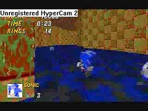 SRB2 Sonic on a Skate Board