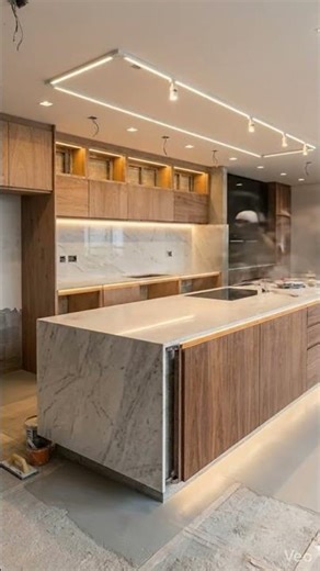 Insane Modern Kitchen Transformation | Full Build Time Lapse | Build Rush #construction