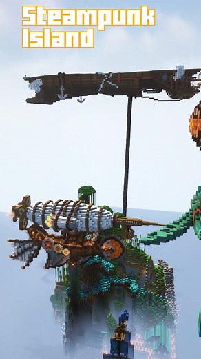 Exploring Steampunk Island in Minecraft | Part 1