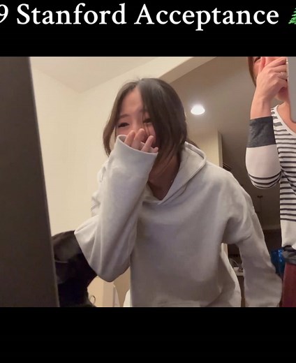 Emotional Stanford Acceptance Reaction Video 🌲❤️