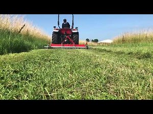 Siromer 8ft galvanised finishing mower