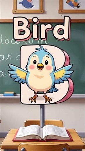 Abc |letter B introduction| cartoon |learning #ytshorts #cartoon