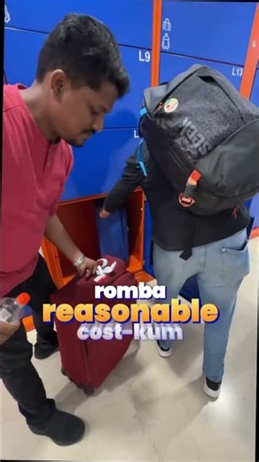 Beautiful locker facilities in Chennai airport #airport #lockers #navvlogz #information