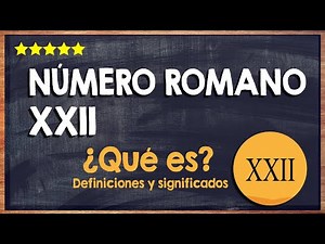 🙏 What is the Roman numeral XXII? 🙏