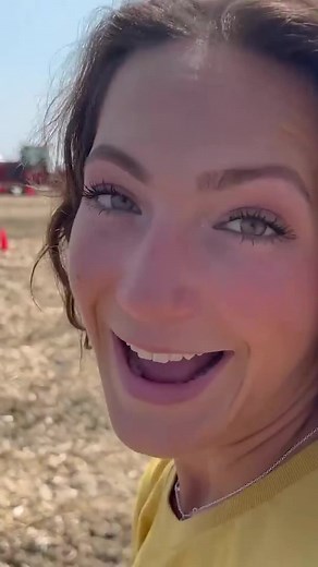 My First Time Driving A Case Tractor#farminglife #farmlife #farmtok | case tractor