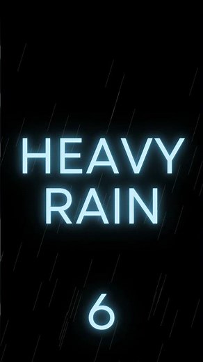 Heavy Downpour Rain Sounds for Sleeping Black Screen 10 Hours