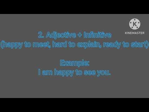 Definition of infinitive #@learn English academe