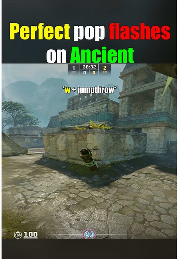 Ancient CS2 Perfect Flashes Guide