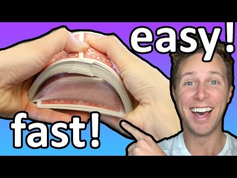 How to Shuffle Cards FAST! (Easy Bridge)