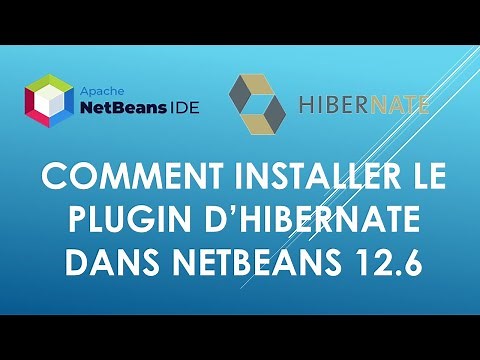 Comment installer le plugin d'hibernate dans apache Netbeans 12.6