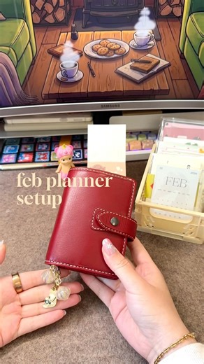 feb filofax setup📓💞 #planner #journal