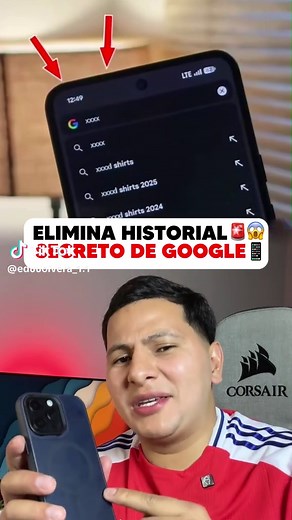 Elimina tu historial secreto de Google