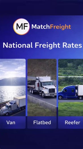 These are the national average freight rates for this week across the United States. In this update, we break down van rates, flatbed rates, and reefer rates to show where the market is stronger and where rates are lower right now. Staying updated on weekly freight trends can help carriers make better decisions, plan smarter, and identify stronger opportunities in the market. And remember, when you want to get the best loads, use MatchFreight. It’s 100% free for carriers. Join today. #trucking #