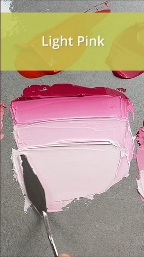 How to Mix Light Pink Acrylic Paint