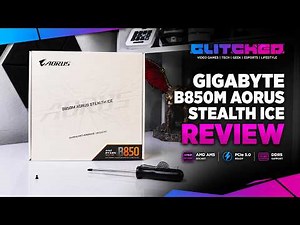Gigabyte B850M AORUS Stealth Ice Gaming Motherboard Review