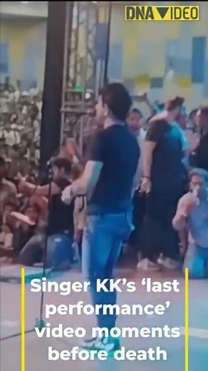 😞Singer KK's last performance, video of moments before death #shorts #KK #RIPKK