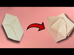 Origami Paper bomb | How to make paper popper in 2 minutes