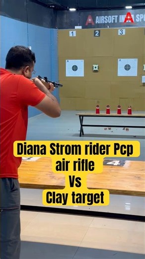 Diana Strom rider pcp air rifle vs clay target shooting test #pcpairrifle #airrifleindia #airgun