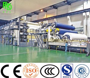 [Hot Item] 2400mm Advanced Triple Fourdrinier Kraft Paper Machine for High Efficiency