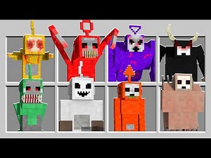 SLENDYTUBBIES ADICIONADOS NO MINECRAFT !! TELETUBBIES MOD