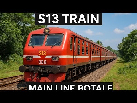 Main Line S13 Train at Botale – Real Train Sound & Speed