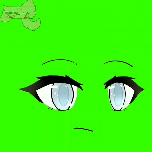 Gacha Life Green Screen Face Characters | Green Screen Effect