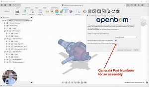 PREVIEW - Automatic Part Number Assignment for Autodesk Fusion 360 - OpenBOM