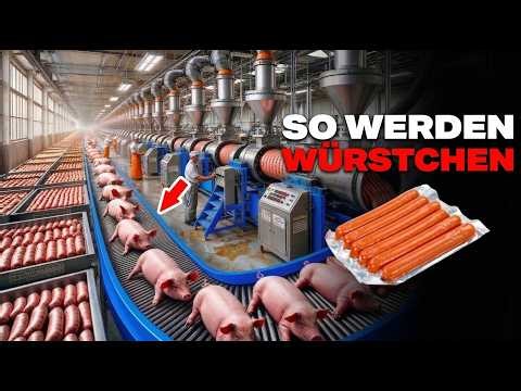 Wie werden Würstchen gemacht? [Herstellungsprozess in der Fabrik]